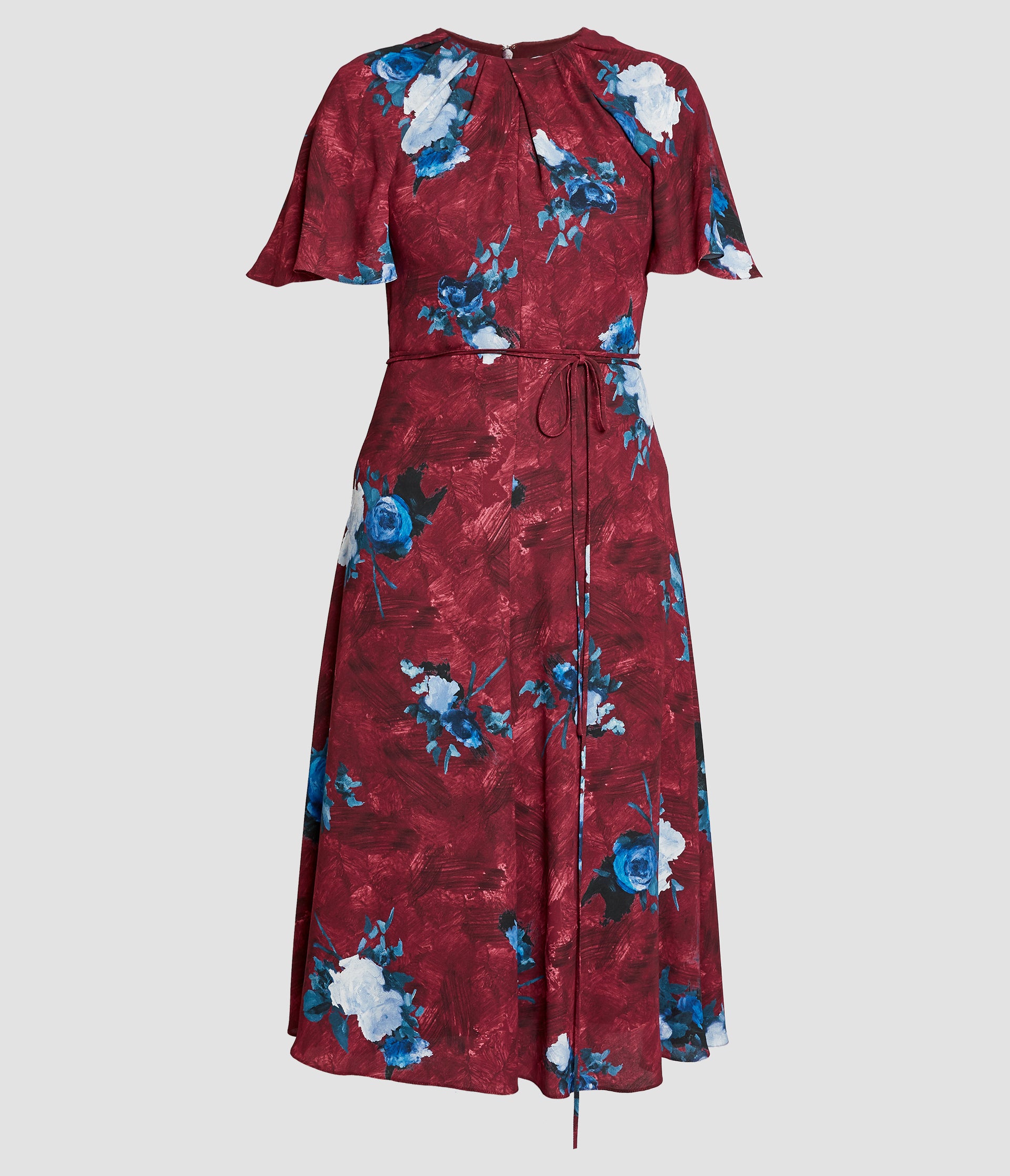 SHORT SLEEVE MIDI DRESS