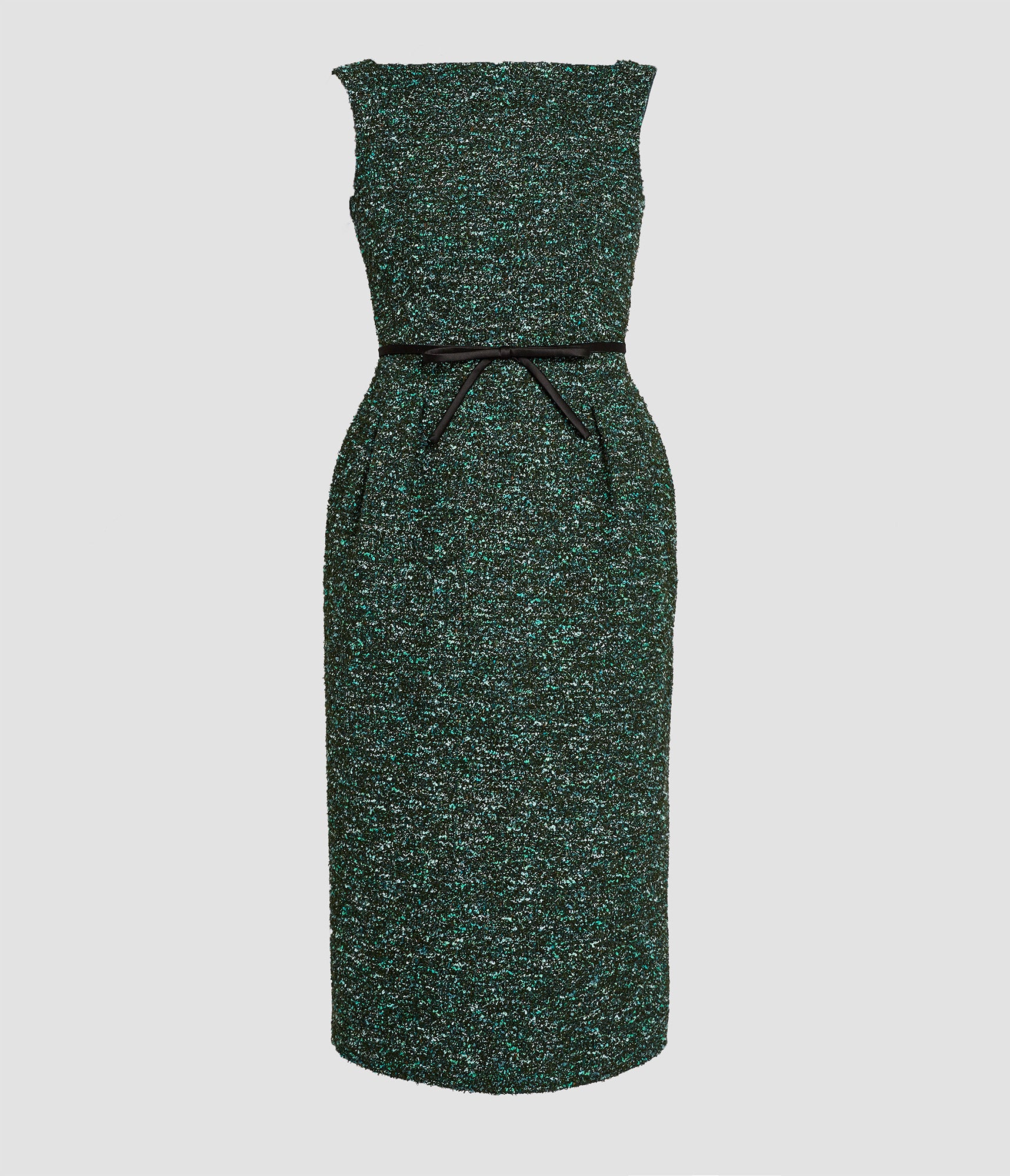 SLEEVELESS PENCIL MIDI DRESS