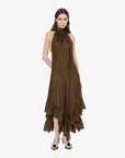 Washed Habotai Silk Dress