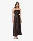 Embroidered Wool & Silk Skirt