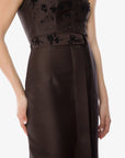 Embroidered Wool & Silk Skirt