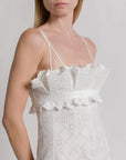 Sangallo Lace Summer Dress