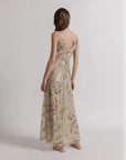 Evening Dress with Floral Sequins