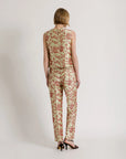 Floral Print Mikado Top
