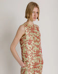 Floral Print Mikado Top