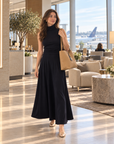 Funnel Neck Sleeveless Top