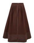 Paneled Hem Skirt