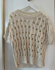 Beige Sweater - Giro Collo M/c