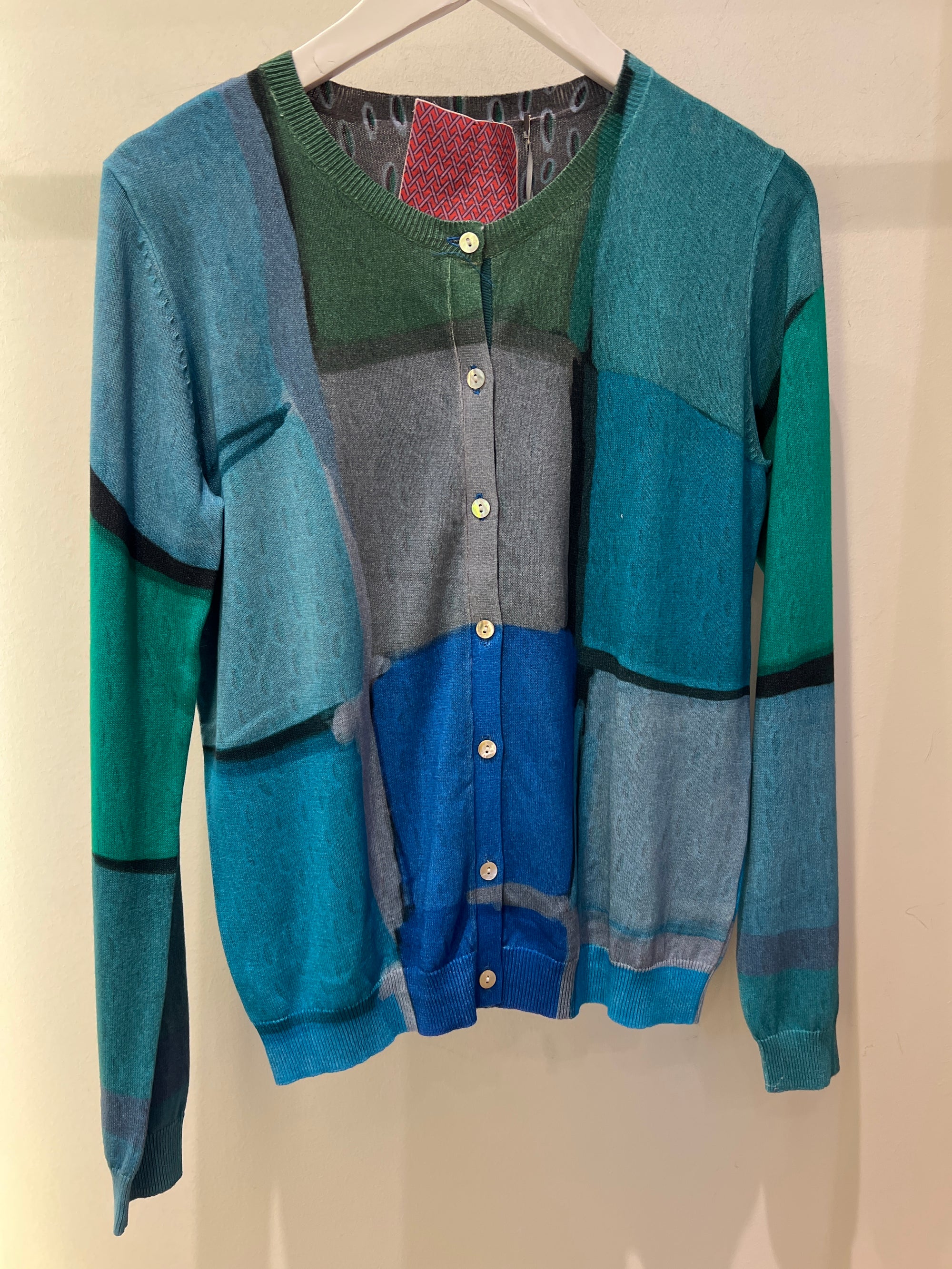 Multiprnt Revrsbl Cardigan