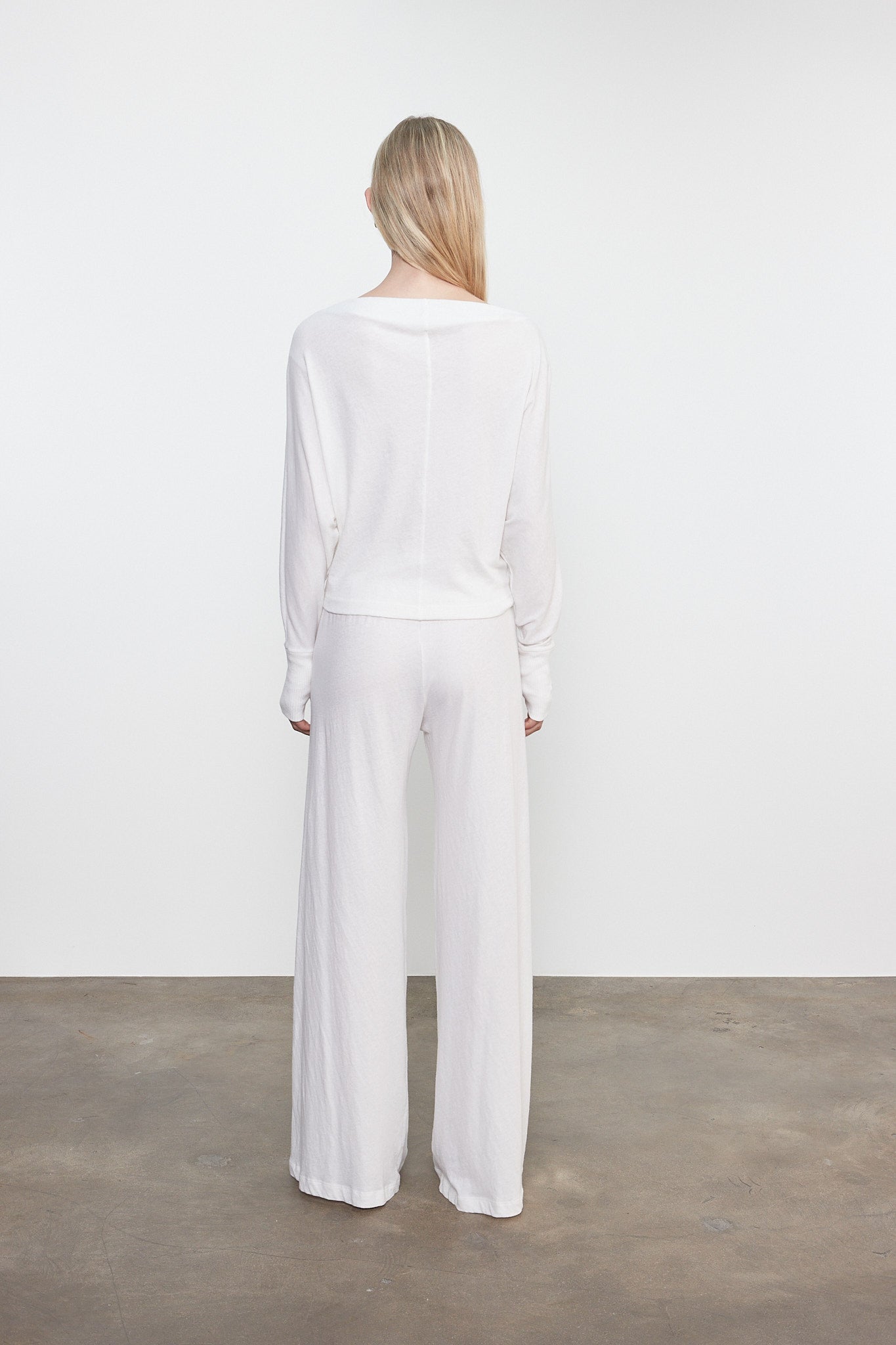 Cashmere Jersey Dolman Top