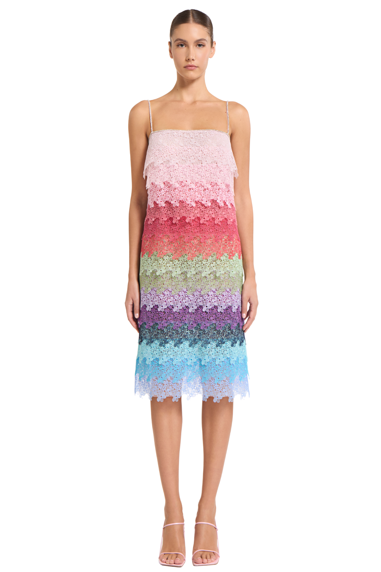 Rinna Tiered Midi Dress