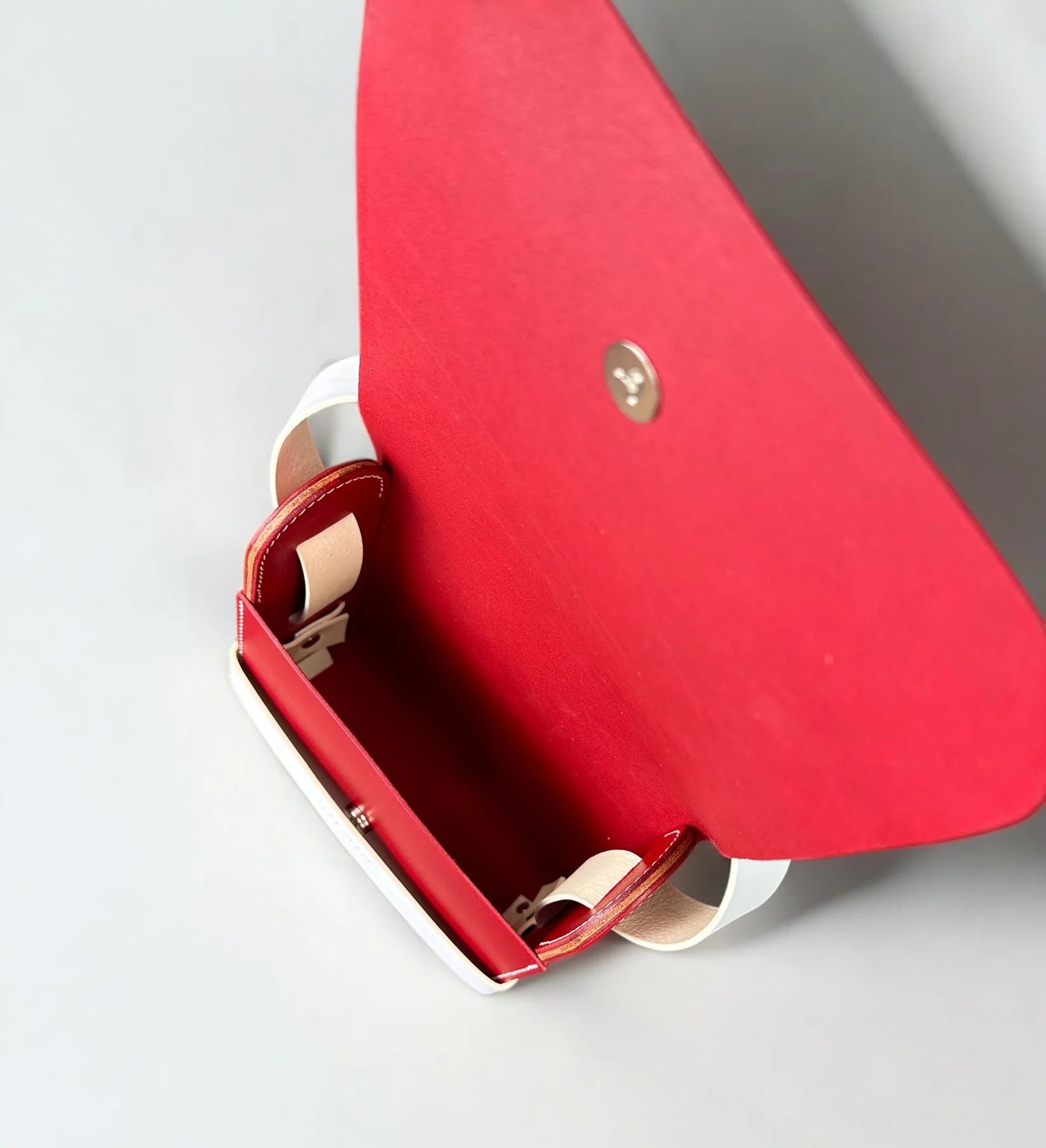 Red &amp; White Zouzou Bag