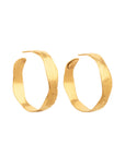 "Bianca" Gold Hoops