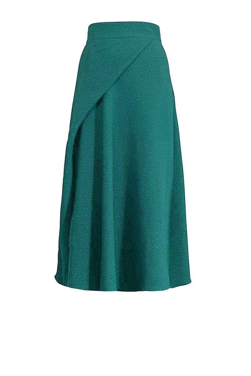 Pleated Midi Skirt