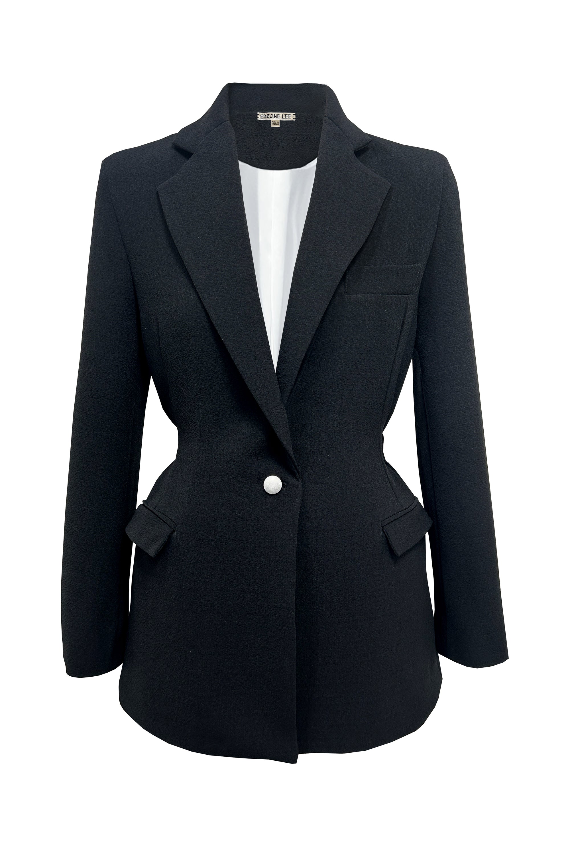 Tailored Jacket W Ruched Back