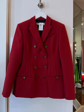 Load image into Gallery viewer, Red Blazer Top