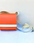 Orange & White Zouzou Bag