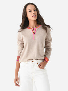 Rainbow Henley Sweater