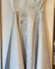 Satin Embellished Cap Sleeve Dress