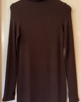 KNIT TURTLENECK MINI DRESS