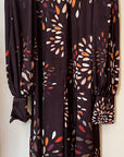 Sashi print long sleeve dress