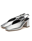 Marquito Nappa Silver Slingback