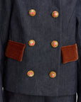 Woven Claudi Jean Jacket