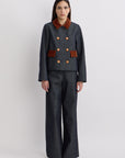 Woven jean claud jean
