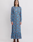 Woven Long Ruched Dress