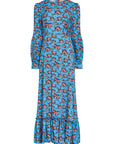 Woven Long Ruched Dress