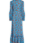 Woven Long Ruched Dress