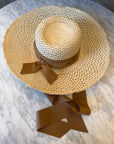Open Weave Lampshade Hat