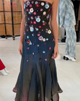Midnight Celestial Garden Dress