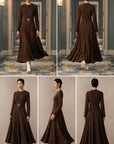 JETE CROP SLV DRESS