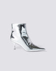 Saanvi Metallic Lthr Slvr Boot