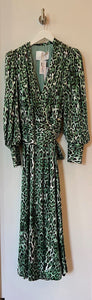 Hanny Leopard Print Wrap Dress