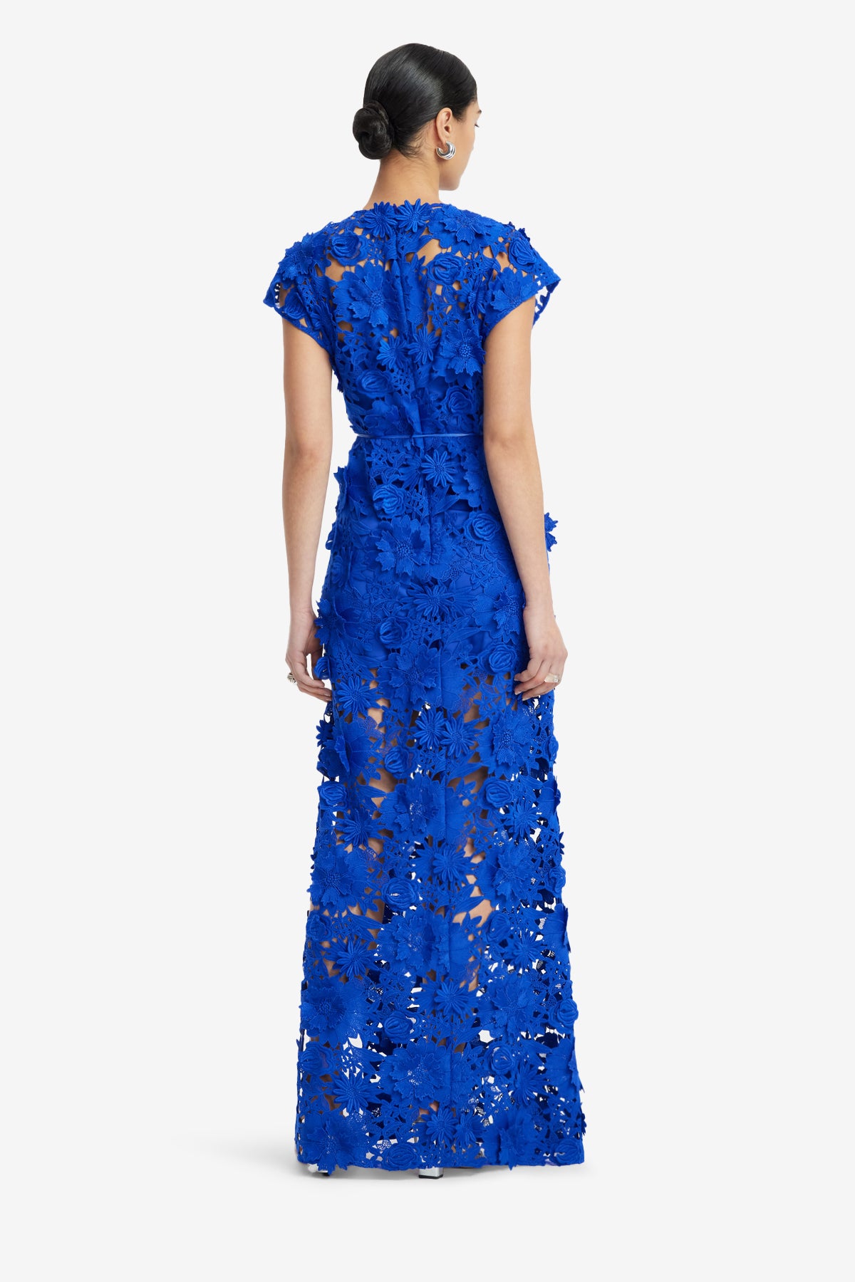 Alena Lace Maxi Dress - Lapis
