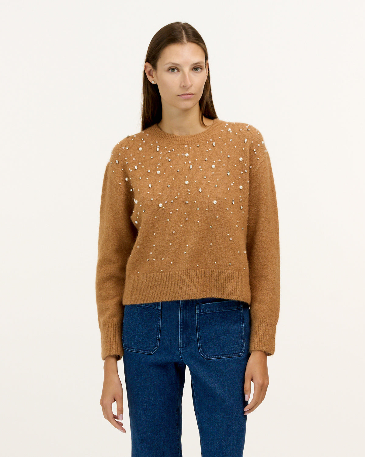 LEXIA EMBELLISHED SWEATER
