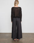 Linen Open Bateau Top