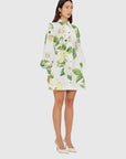 Luminous Linen Mini Dress