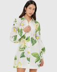 Luminous Linen Mini Dress