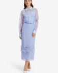 Cassia Petal Shirt - Periwinkle