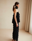 Black Cris Plumetis Blouse