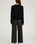 Cropped Baggy Trousers