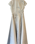 Satin Embellished Cap Sleeve Dress