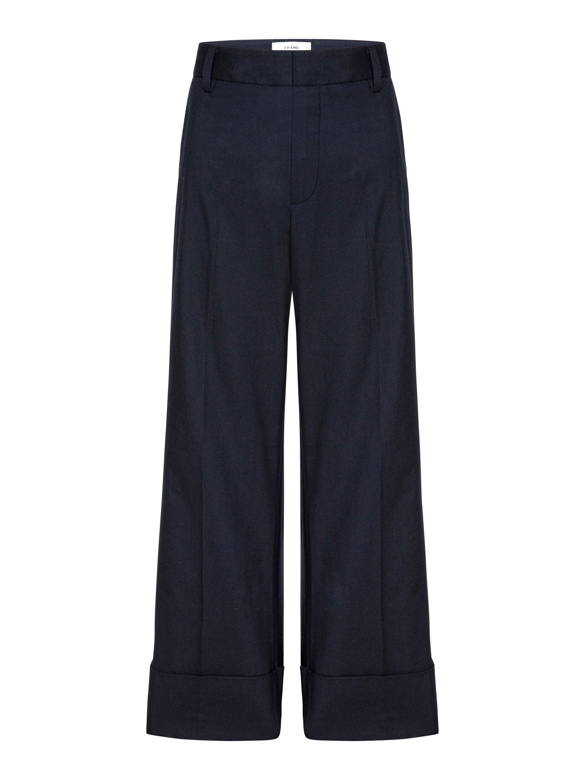THE SLIM PALAZZO TROUSER - CUFFED