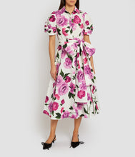 Load image into Gallery viewer, Shortslv Midi Shirt Dress