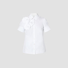 Load image into Gallery viewer, Button Down Shirt W Rosettes