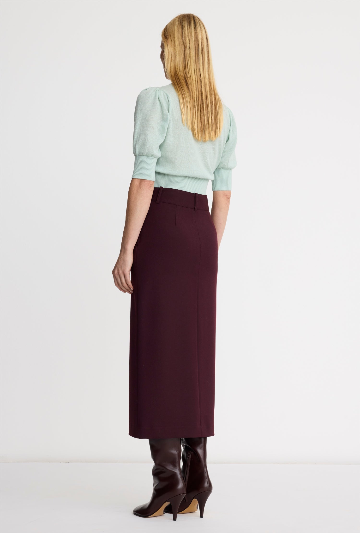 Front Slit Trouser Skirt
