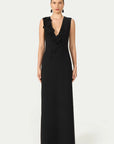 Jevi Crepe Floral Gown